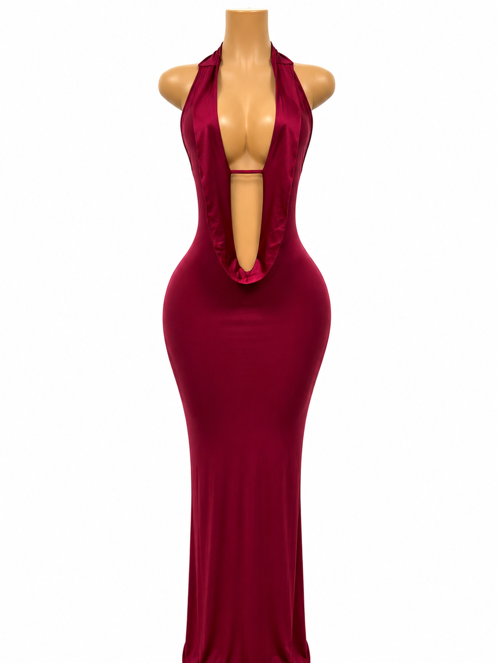 Burgundy Raven Maxi