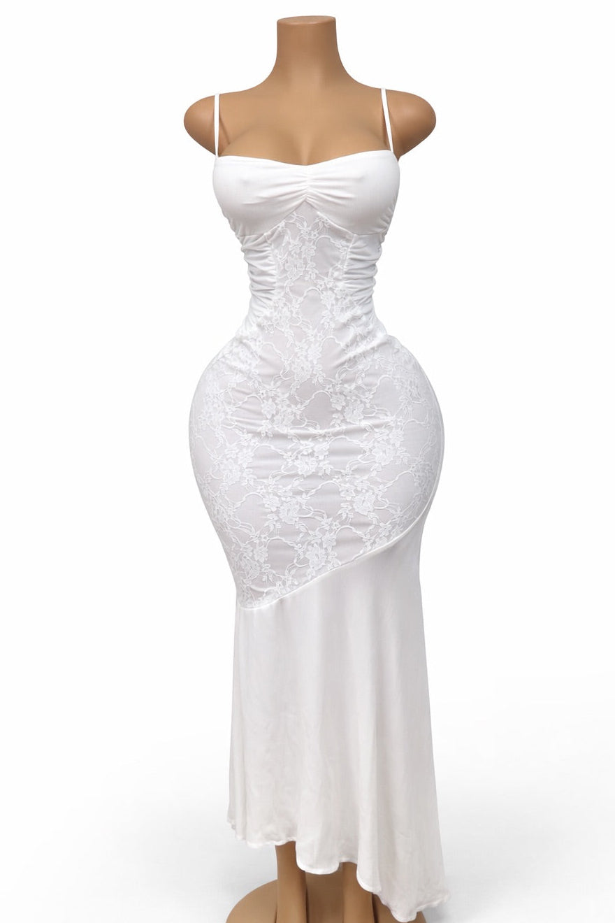 Ivory Hourglass Maxi