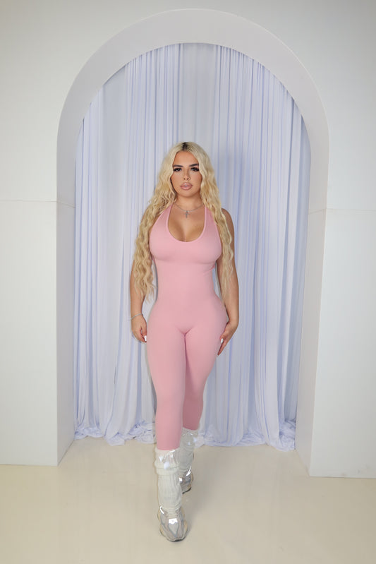 Pink Workout Barbie Romper
