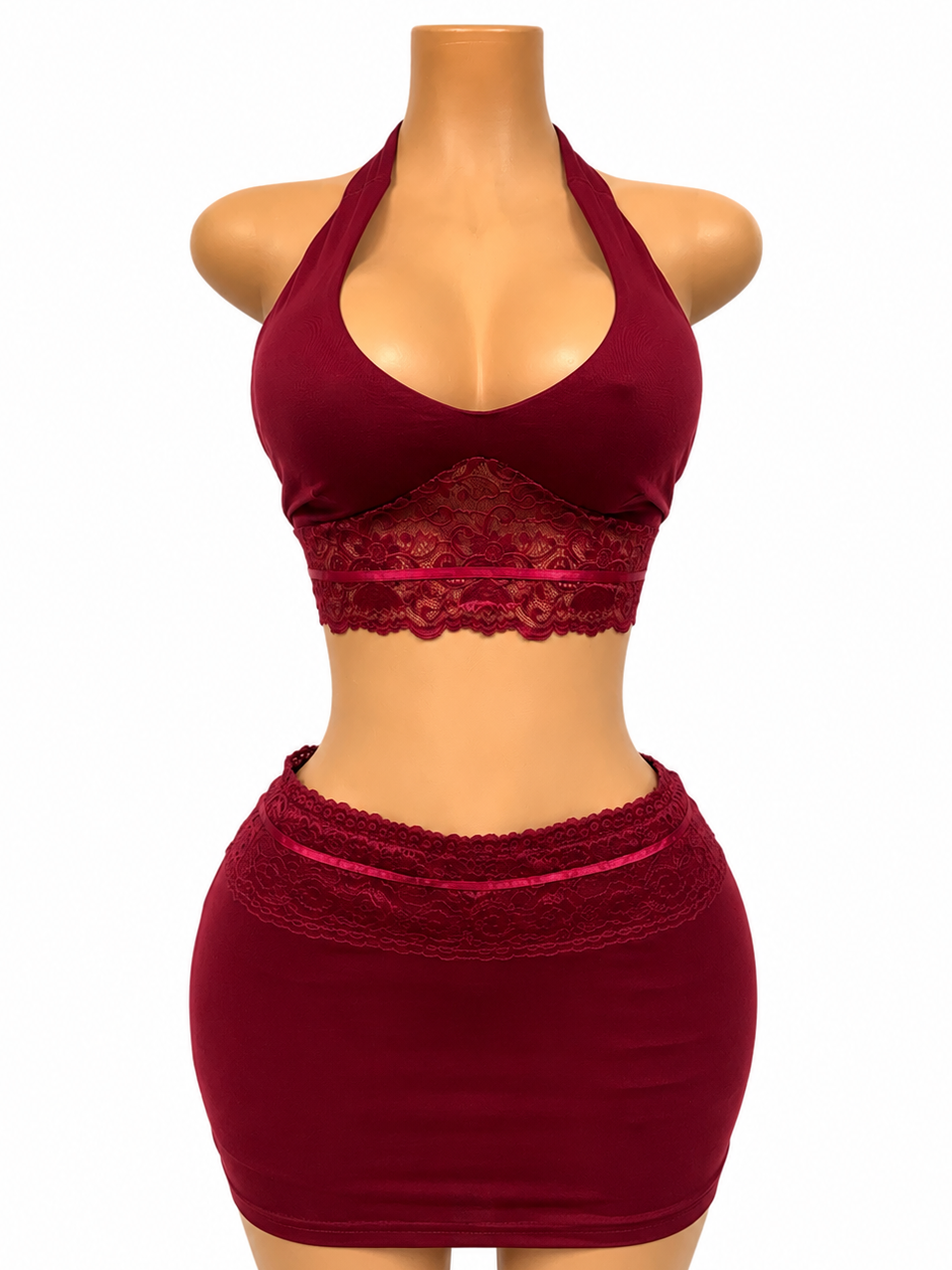 Burgundy Temptation Maxi Set