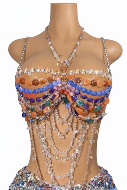 Sequin Baddie Top